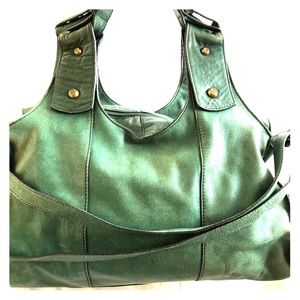 Italian designer Francesco Biasia leather bag.